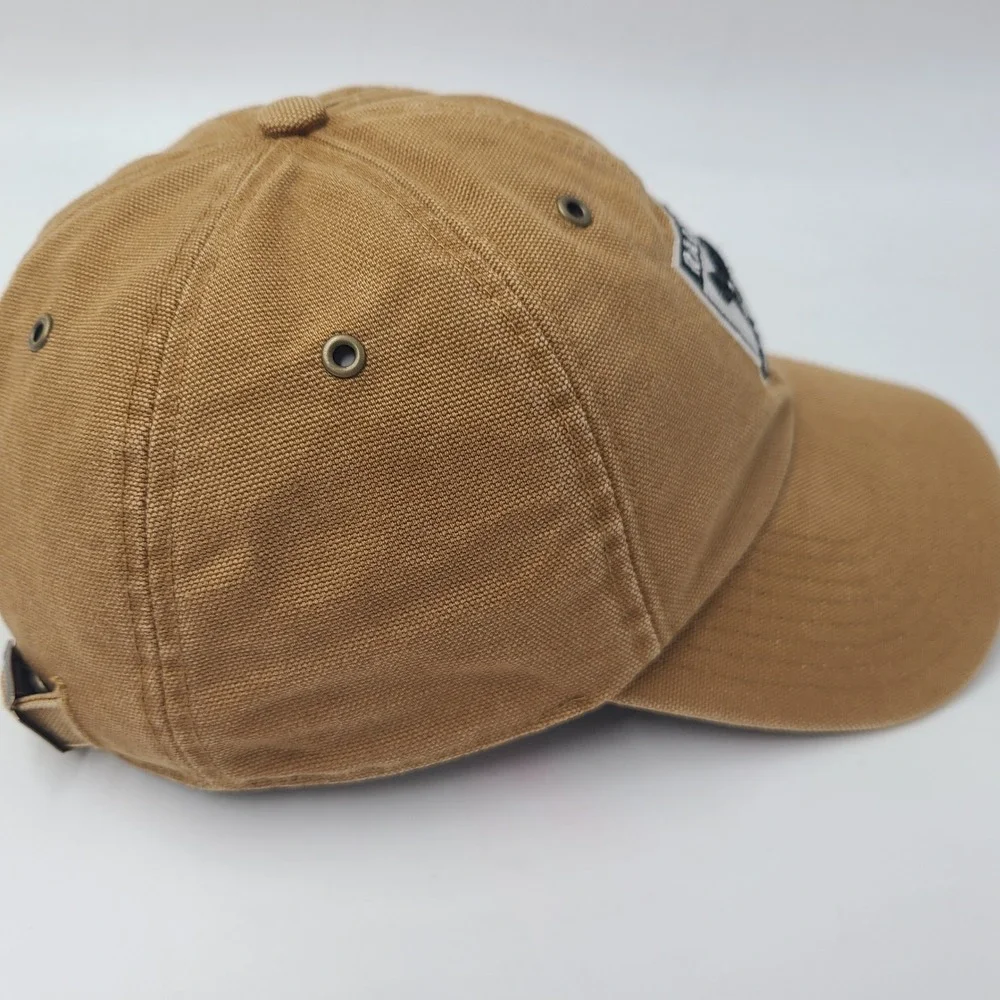 Las Vegas Raiders Hat Strapback Carhartt 47 Brand Brown NFL Oakland Canvas‎ Men
